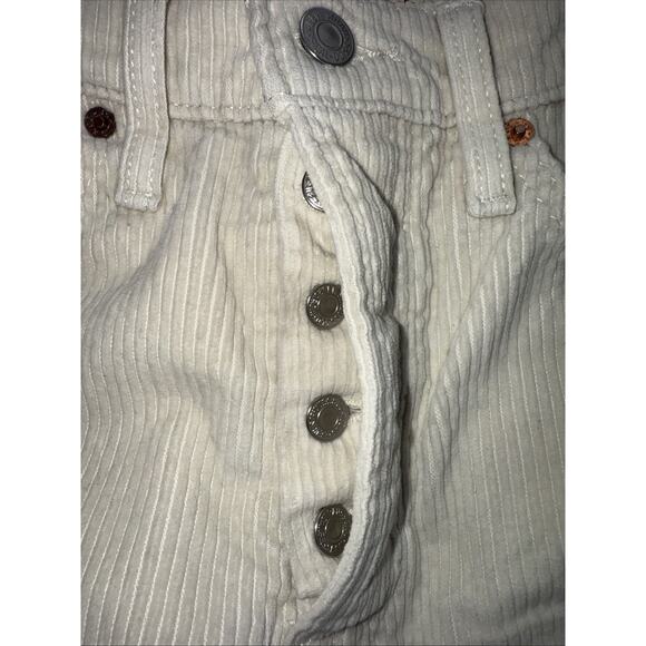 Levi's Ribcage Straight Ankle Jeans Corduroy Size 25 - Picture 13 of 13